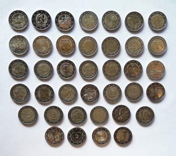 Europa. 2 Euro 2002/2026 (38 stuks) (Zonder minimumprijs)