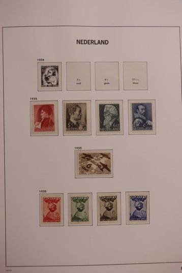 Nederland 1935/1969 - Verzameling in DAVO LX-album - met, Gestempeld