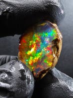 34.25ct Crystal Opal Specimen Ruw- 6.85 g, Verzamelen, Mineralen en Fossielen