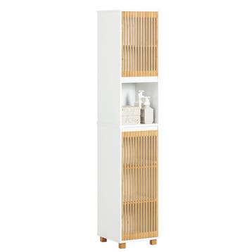2dekans | SoBuy Kolomkast - BZR127-W - Badkamer - 33 x 33 x, Ophalen of Verzenden, Zo goed als nieuw