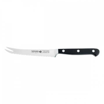 Eikaso Solingen Gekarteld Kaas- en Worstmes 13 cm – Perfe., Ophalen of Verzenden, Nieuw, Rvs of Chroom