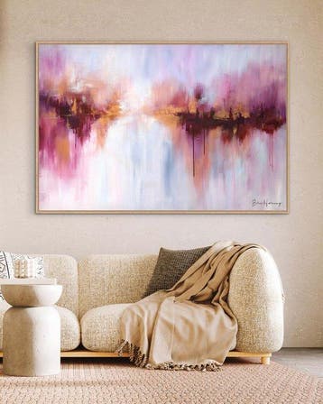 Ellis Hollering - Evening Light Reflections - XXL Abstract