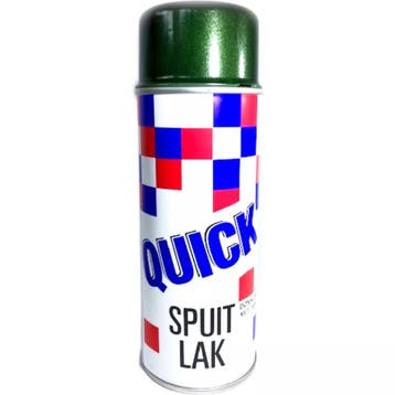 Quick Donkergroen metallic lak - 400ml - Sneldrogend - Ve..., Ophalen of Verzenden, Nieuw, Overige typen