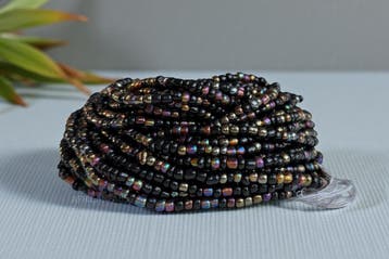 Waist Beads / Afrikaanse Heupketting - Egidi - Zwart (Tradit, Sieraden, Tassen en Uiterlijk, Kettingen, Ophalen of Verzenden, Nieuw