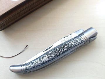 Laguiole Heritage Coltello Laguiole Heritage Venetian Decor, Antiek en Kunst