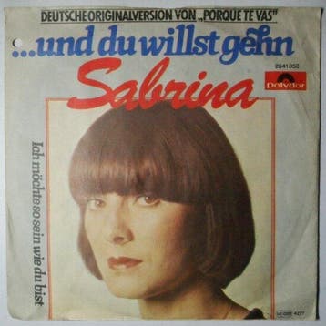 Sabrina - Und Du Willst Gehn (Porque Te Vas) - Single, Verzenden, Nieuw in verpakking