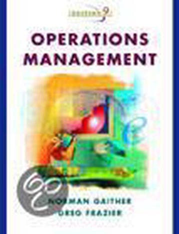 Operations Management - Norman Gaither 9780324066852, Verzenden, Gelezen, Norman Gaither