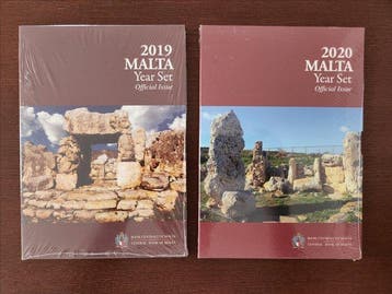 Malta. Year Set (BU) 2019/2020 (2 sets) (Zonder