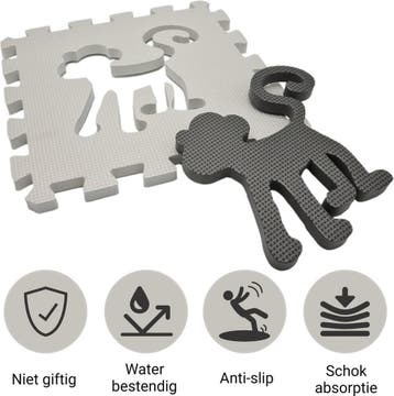2dekans | GIZMO Speelmat XL – EVA Foam - Opstaande Rand –, Kinderen en Baby's, Ophalen of Verzenden, Zo goed als nieuw