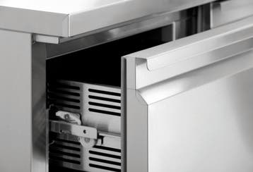 Bartscher Koelwerkbank | 260L | 4 Laden | 0°C/+10°C | Geforc, Ophalen of Verzenden, Nieuw