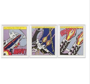 Roy Lichtenstein (1923-1987) (after) - As I Opened Fire