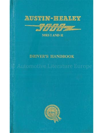 1963 AUSTIN HEALEY 3000 MKS I & II INSTRUCTIEBOEKJE ENGELS