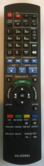 Afstandsbediening Panasonic Blu-ray vervangend n2qayb000479, Ophalen of Verzenden, Nieuw, Origineel