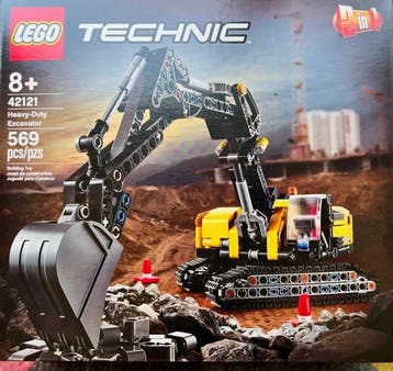 Lego Set - 42121 - Technic - Heavy-Duty Excavator, Nieuw