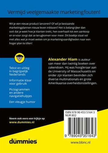 De kleine marketing voor Dummies / Voor Dummies, Boeken, Verzenden, Zo goed als nieuw, Alexander Hiam