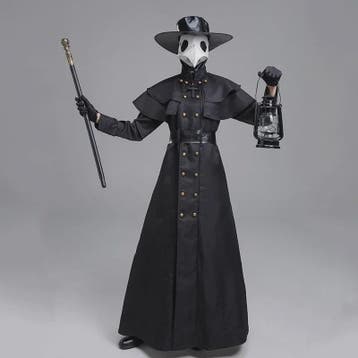 Plague Doctor Kostuum Set - Middeleeuwse Pestepoteraars Robe, Verzenden