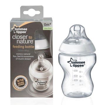 Tommee Tippee - Closer to Nature Easivent-fles - 260 ml, Verzenden, Nieuw
