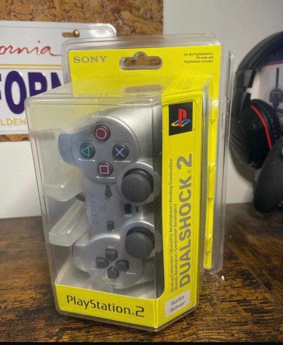 Sony - Playstation 2 (PS2) - manette ps2 Silver blister -, Spelcomputers en Games, Spelcomputers | Overige Accessoires