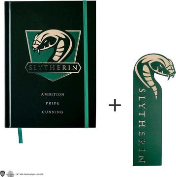 Harry Potter Notebook A5 met Bladwijzer Slytherin, Verzamelen, Harry Potter, Ophalen of Verzenden, Nieuw