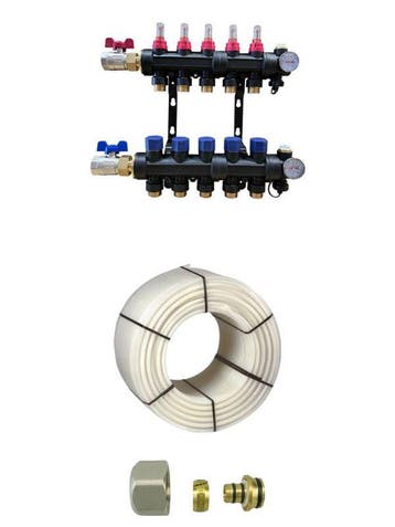 Complete vloerverwarming sets - te bestellen tot 120m2, Doe-het-zelf en Verbouw, Verwarming en Radiatoren, Verzenden, Nieuw