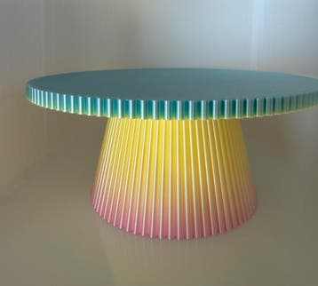 Taart-/ cupcakplateau met sierlijke rand, Nieuw, Taartplateau, Kunststof