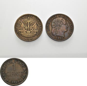 1 Centime 1881 en 1895 Haiti, Verzenden