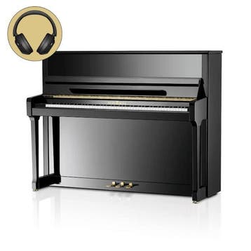 Schimmel Classic C116 T TwinTone SP messing silent piano, Nieuw, Zwart, Piano