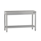GGM Gastro | RVS werktafel ECO - 1200x700mm - met onderschap, Verzenden, Nieuw in verpakking, Meubilair