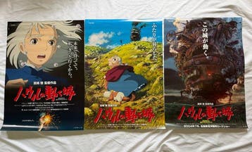 Hayao Miyazaki - Studio Ghibli Howls Moving Castle B2, Verzamelen, Nieuw