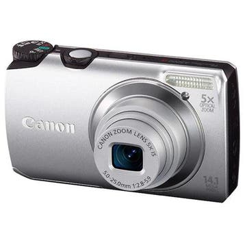 Canon PowerShot A3200 IS Digitale Compact Camera - Zilver (I, Verzenden, Zo goed als nieuw