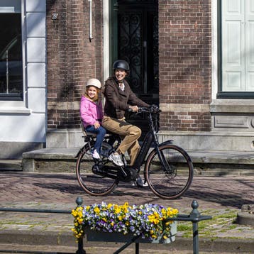 Qibbel Junior 6+ Fietsstoeltje Achter Bagagedrager, Ophalen of Verzenden, Zo goed als nieuw, Qibbel