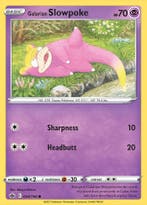 Galarian Slowpoke 054/198 Chilling Reign, Ophalen of Verzenden, Nieuw, Losse kaart, Foil