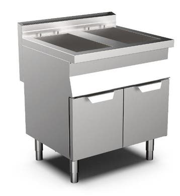 Mareno M0-700 line gasfriteuse 2x 15 liter, 80cm, Verzenden, Nieuw in verpakking