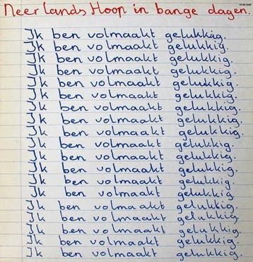 LP gebruikt - Neerlands Hoop In Bange Dagen - Ik Ben Volm..., Cd's en Dvd's, Vinyl | Nederlandstalig, Verzenden, Zo goed als nieuw