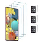 Samsung Galaxy A51 - 6 in 1 Bescherming - 3x Screen, Verzenden, Nieuw