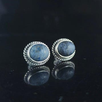 Lapis lazuli - Zilver - Oorbellen - Sterlingzilver