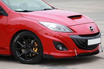 Maxton Voorspoiler / Splitter MAZDA 3 MK2 MPS, Verzenden