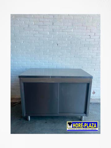 RVS Kast Met Schuifdeuren 1200mm | Praktisch en Stevig, Gebruikt, RVS Meubilair