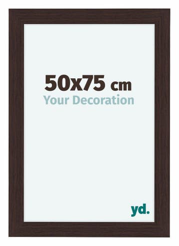 Fotolijst 50x75 cm - Eiken Donker - MDF - Como, Verzenden, Nieuw