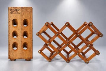 Wijnaccessoire (2) - Hout - Champagne-wijnrek