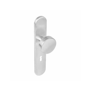 Intersteel Knop op langschild sleutelgat 56mm - RVS, Verzenden, Nieuw