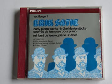 Erik Satie - Early piano works vol.1 / Reinbert de Leeuw, Ophalen of Verzenden, Zo goed als nieuw