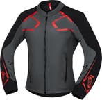 IXS Moto Dynamic Grijs Rood Textiele Motorjas, Motoren, Kleding | Motorkleding, Nieuw met kaartje, Jas | textiel, IXS, Heren
