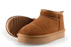 Warmbat Pantoffels in maat 39 Cognac, Kleding | Dames, Schoenen, Overige kleuren, Verzenden, Zo goed als nieuw, Pantoffels of Sloffen