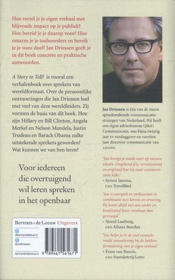 A story to tell?, Boeken, Ophalen of Verzenden, Nieuw
