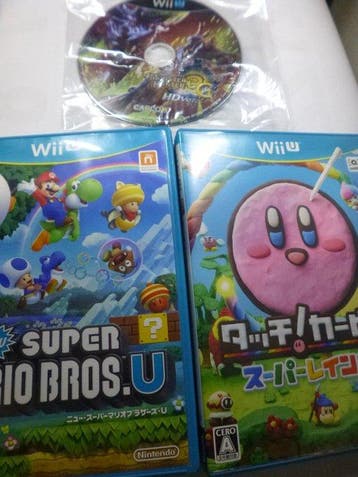 Nintendo, Capcom - Wii u - New Super Mario Bros. U, Kirby, Spelcomputers en Games, Nieuw