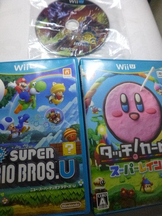 Nintendo, Capcom - Wii u - New Super Mario Bros. U, Kirby, Spelcomputers en Games, Spelcomputers | Overige Accessoires