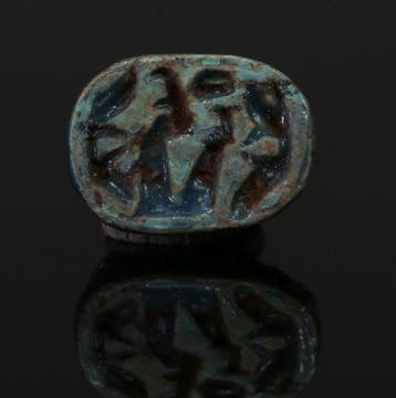 Oud-Egypte, Amarnaperiode Faience Scarabee, regeerperiode
