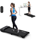 Loopband - Walking pad - Wandelband - 1-6 km/u - Zwart - FLE, Sport en Fitness, Verzenden, Zo goed als nieuw