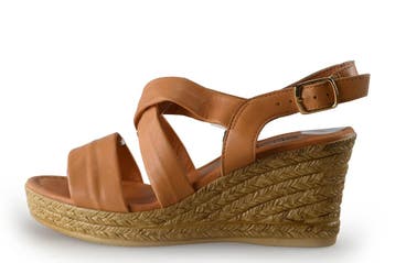 Omoda Espadrilles in maat 37 Bruin, Bruin, Verzenden, Omoda, Zo goed als nieuw